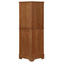  Coaster Furniture Coreosis 950185 4-door Wood Corner Curio Cabinet - Golden Brown IMAGE 4