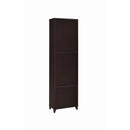  Coaster Furniture Lewes 700882 4-shelf Engineered Wood Media Tower - Cappuccino IMAGE 5