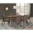  Coaster Furniture Redbridge 106592 Upholstered Dining Side Chair - Walnut (Set of 2) IMAGE 4