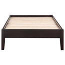  Size_Twin -- Coaster Furniture Hounslow 300555T Twin Universal Platform Bed - Cappuccino IMAGE 3