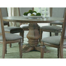  Coaster Furniture Florence 180200 Round 60-inch Wood Dining Table - Rustic Honey IMAGE 2
