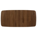  Coaster Furniture Redbridge 106591 75-inch Extension Leaf Dining Table - Natural Walnut IMAGE 6