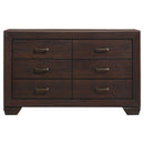  Coaster Furniture Kauffman 204393 6-Drawer Dresser - Dark Cocoa IMAGE 2