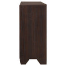  Coaster Furniture Kauffman 204393 6-Drawer Dresser - Dark Cocoa IMAGE 4