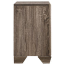  Coaster Furniture Kauffman 204192 2-Drawer Nightstand - Washed Taupe IMAGE 8