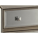  Coast2Coast Lucia 50706 Beveled Mirror with Beaded Detailing 3 Drawer Storage Chest IMAGE 2
