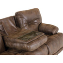  Catnapper Voyager Power Reclining Leather Look Fabric Sofa 643845 1228-29/3028-29 IMAGE 3
