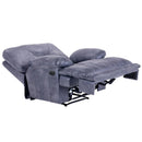  Catnapper Voyager Power Leather Look Fabric Recliner 64380-7 1228-53/3028-53 IMAGE 3