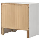  Coaster Furniture Miranda 205112 2-Drawer Nightstand - White IMAGE 7