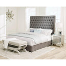  Size_King -- Coaster Furniture Camille Upholstered Panel Bed IMAGE 5