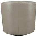  Coaster Furniture Turner 902726 Upholstered Barrel Back Swivel Chair - Champagne IMAGE 4