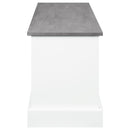 Coaster Furniture Alma 501196 3-Drawer Storage Bench - White and Weathered Grey IMAGE 4