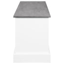  Coaster Furniture Alma 501196 3-Drawer Storage Bench - White and Weathered Grey IMAGE 6