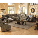  Catnapper Voyager Reclining Fabric and Leather Look Sofa 43845 1228-49/1328-49 IMAGE 6