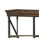  Coast2Coast Derby 61625 Rustic Industrial Bookshelf/Etagere for Livingroom/Office/Entryway, 4 Shelves - Natural Brown IMAGE 4