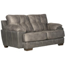  Jackson Furniture Drummond Stationary Fabric and Leather Look Loveseat 429602 1152-18/1300-28 IMAGE 1