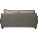  Jackson Furniture Drummond Stationary Fabric and Leather Look Loveseat 429602 1152-18/1300-28 IMAGE 2
