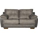  Jackson Furniture Drummond Stationary Fabric and Leather Look Loveseat 429602 1152-18/1300-28 IMAGE 3