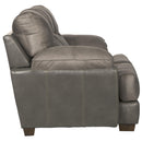  Jackson Furniture Drummond Stationary Fabric and Leather Look Loveseat 429602 1152-18/1300-28 IMAGE 4