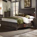  Liberty Furniture Industries Inc. Thornwood Hills King Panel Bed with Storage 759-BR-K2S IMAGE 1