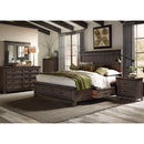  Liberty Furniture Industries Inc. Thornwood Hills King Panel Bed with Storage 759-BR-K2S IMAGE 2