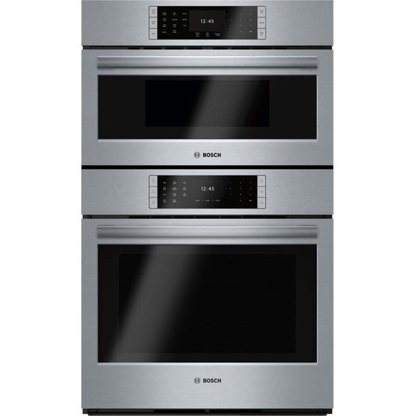  Bosch 30-inch, 4.6 cu. ft. Built-in Combination Wall Oven with EcoClean™ HBLP752UC IMAGE 1