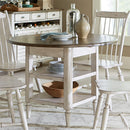  Liberty Furniture Industries Inc. Round Oak Hill Dining Table with Pedestal Base 517-T4242 IMAGE 6