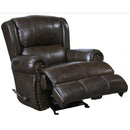  Catnapper Duncan Glider Leather Recliner 4763-6 1283-09/3083-09 IMAGE 2