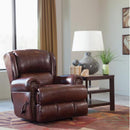  Catnapper Duncan Glider Leather Recliner 4763-6 1283-19/3083-19 IMAGE 3