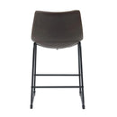  Coaster Furniture Michelle 102535 Upholstered Counter Chair - Brown (Set of 2) IMAGE 2