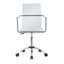  Coaster Furniture Amaturo 801436 Acrylic Adjustable Home Office Desk Chair - Clear IMAGE 5