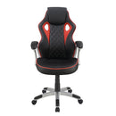  Coaster Furniture Lucas 801497 Upholstered Adjustable Home Office Desk Chair - Black IMAGE 2