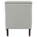  Coaster Furniture Avonlea 505643 Fabric Upholstered Sloped Arm Chair - Grey Fabric IMAGE 6
