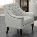  Coaster Furniture Avonlea 505643 Fabric Upholstered Sloped Arm Chair - Grey Fabric IMAGE 9