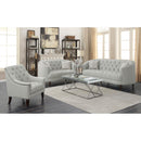  Coaster Furniture Avonlea 505641 Upholstered Sloped Arm Sofa - Grey Fabric IMAGE 10