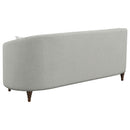  Coaster Furniture Avonlea 505641 Upholstered Sloped Arm Sofa - Grey Fabric IMAGE 5