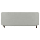 Coaster Furniture Avonlea 505641 Upholstered Sloped Arm Sofa - Grey Fabric IMAGE 6