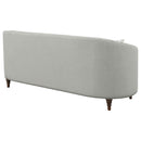 Coaster Furniture Avonlea 505641 Upholstered Sloped Arm Sofa - Grey Fabric IMAGE 7