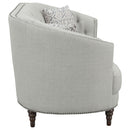  Coaster Furniture Avonlea 505641 Upholstered Sloped Arm Sofa - Grey Fabric IMAGE 8