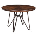  Signature Design by Ashley Round Centiar Dining Table with Pedestal Base D372-15 IMAGE 1