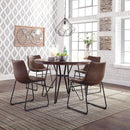  Signature Design by Ashley Round Centiar Dining Table with Pedestal Base D372-15 IMAGE 4