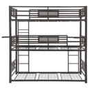  Coaster Furniture Rogen 460394T Metal Twin Triple Bunk Bed - Dark Bronze IMAGE 5