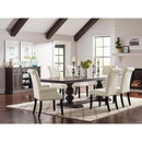  Coaster Furniture Alana 107283 Fabric Upholstered Dining Arm Chair - Beige IMAGE 9
