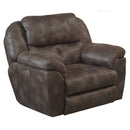  Catnapper Ferrington Power Fabric and Leather Look Recliner 61890-7 1300-89 IMAGE 2