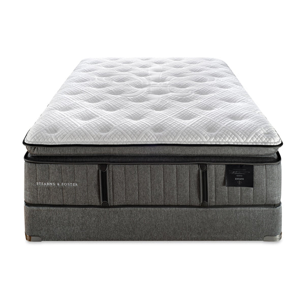  Stearns & Foster Lucius Plush Euro Pillow Top Mattress Set (King) IMAGE 1