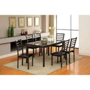  Furniture of America Colman Dining Table with Faux Marble Top CM3615T-60 IMAGE 4