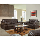  Jackson Furniture Hudson Stationary Fabric and Leather Look Sofa 4396-03 1152-09/1252-09 IMAGE 2