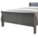  Color_Grey Size_Queen -- Furniture of America Louis Philippe Sleigh Bed IMAGE 3