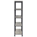  Coaster Furniture Analiese 801546 63-inch 4-shelf Bookshelf - Grey Driftwood IMAGE 6