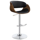  Coaster Furniture Dana 104965 Adjustable Bar Stool - Black and Chrome IMAGE 1